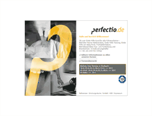 Tablet Screenshot of perfectio.de